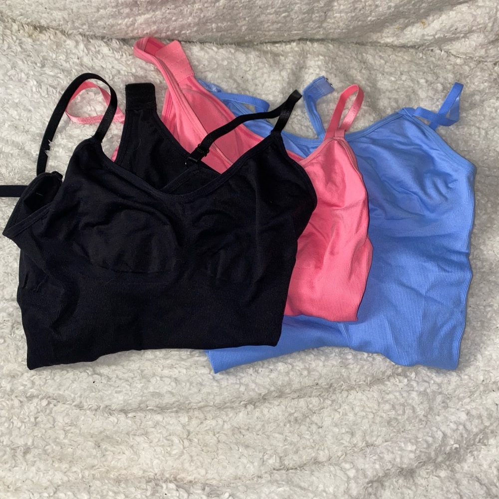 Women's Intimates Set - Black, Pink, and Blue